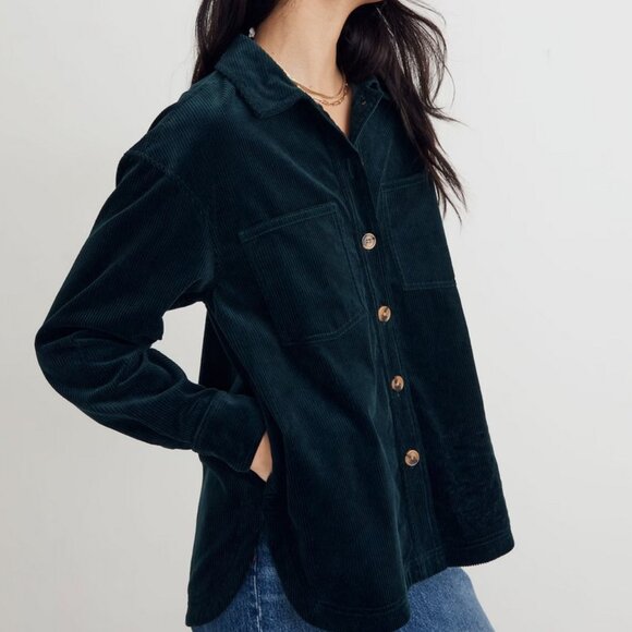 Madewell Corduroy Kentwood Oversized Shirt-Jacket - Picture 2 of 8